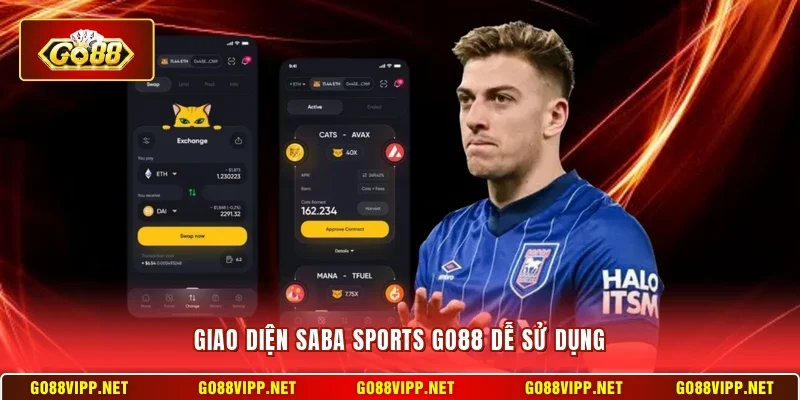 Giao diện Saba Sports Go88 dễ sử dụng