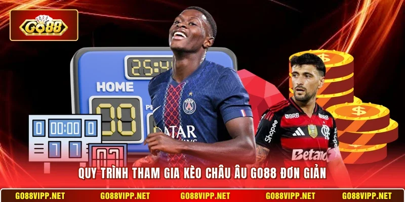 Quy trình tham gia kèo châu Âu Go88 đơn giản